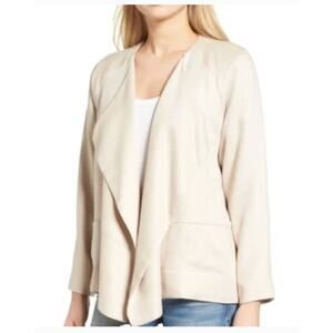 ASTR The Label Jacket Womens Medium Open Front Lightweight Layer Blazer